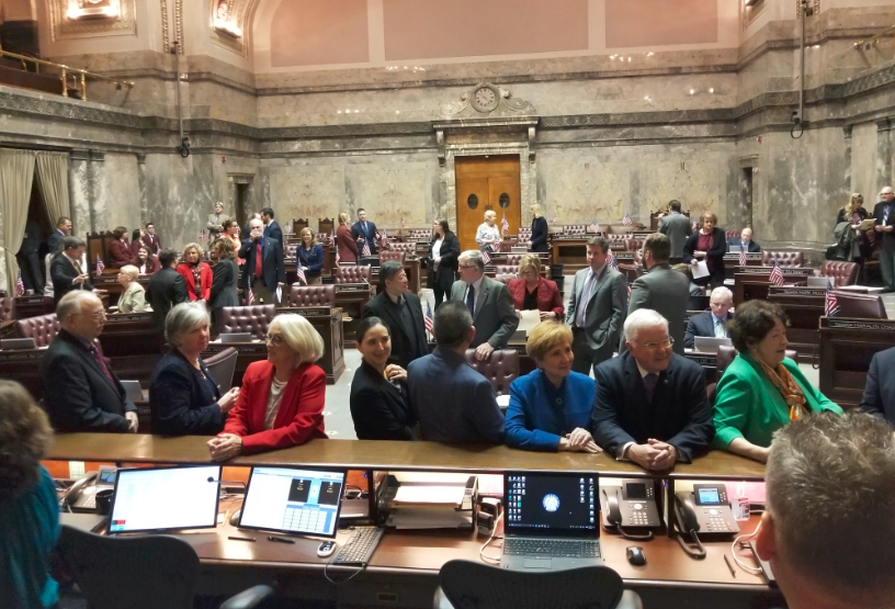 Capitol 4 - behind the podium